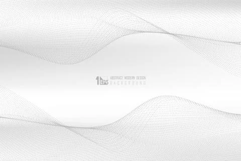 Abstract dot pattern of tech particle design background. illustration vector Stock Illustration