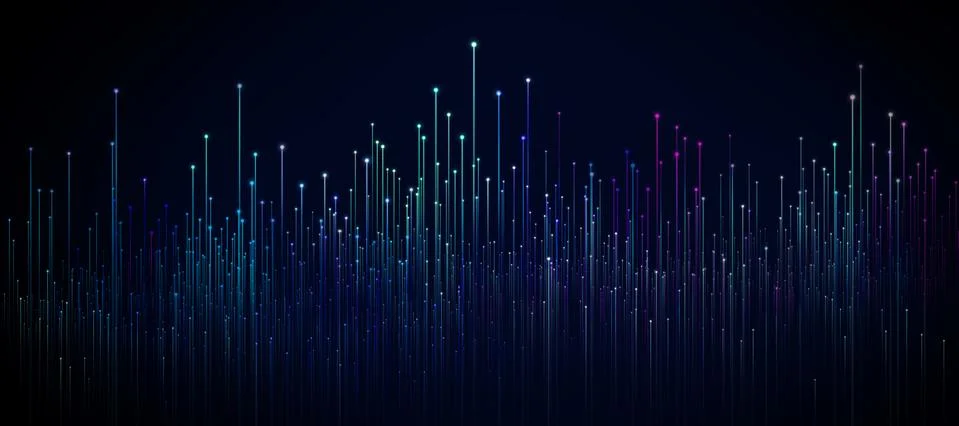Abstract dot point connect with gradient line .design , internationalization  Stock-Illustration