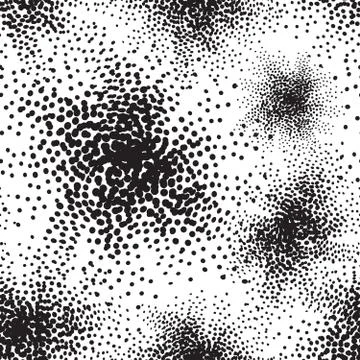 Abstract dot seamless pattern. Space spot background Illustrazione stock