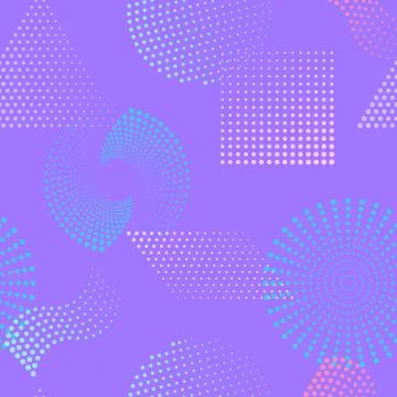 Abstract dot seamless pattern. Vector. Stockillustratie