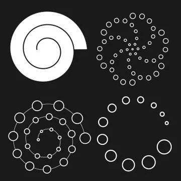 Abstract dot set vector Stock Illustration