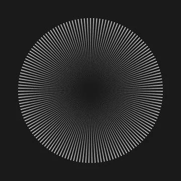 Abstract dot shape, vector design element Stock Illustration