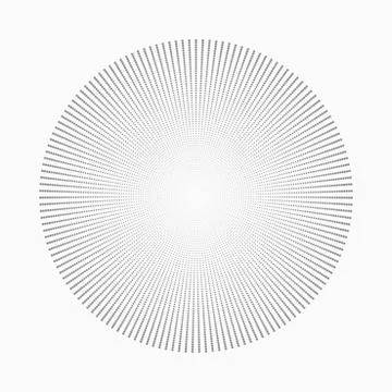 Abstract dot shape, vector design element 库存插图
