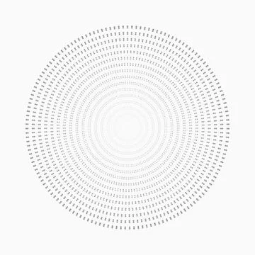 Abstract dot shape, vector design element Stock Illustration