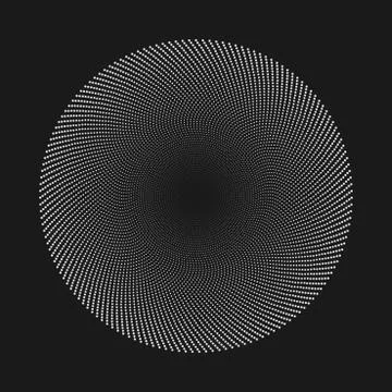 Abstract dot shape, vector design element Stock Illustration