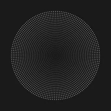 Abstract dot shape, vector design element Stock Illustration