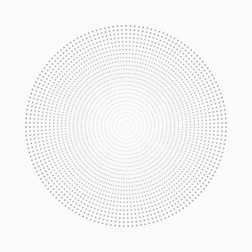 Abstract dot shape, vector design element Stock Illustration