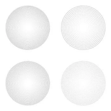 Abstract dot shape, vector design element Stock Illustration