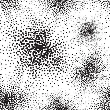 Abstract dot space seamless pattern. Geometric Circle background Stock Illustration