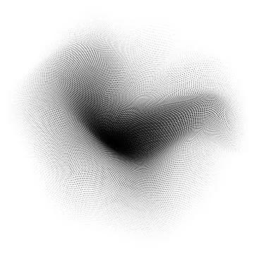 Abstract dot waves particles background. EPS 10 vector Stock Illustration