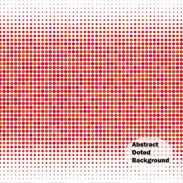 Abstract doted vector background Stock Illustration