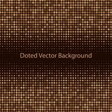 Abstract doted vector background Stock Illustration
