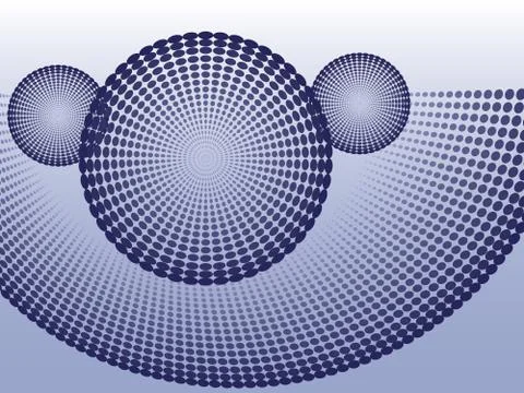 Abstract dots background Stock Illustration