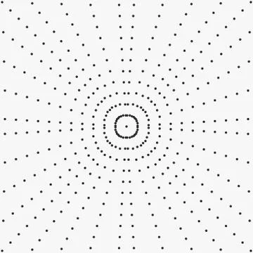 Abstract dots circle pattern of decoration background. Stock Illustration