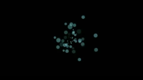 Abstract dots fireworks,bubble blister array dust particles background. Stock Footage 11849775