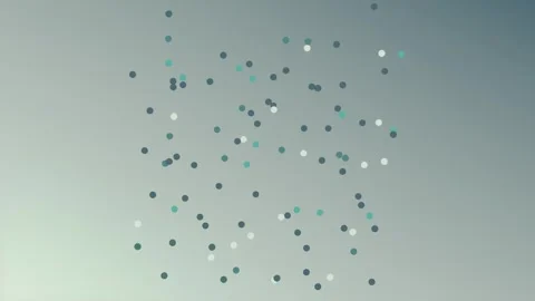 Abstract Dots Forming Square Grid on Gradient Loop Stock Footage 348649613
