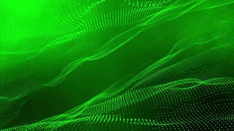 Abstract dots particles flowing wave pattern halftone gradient curve shape .. Stock Footage 290850670