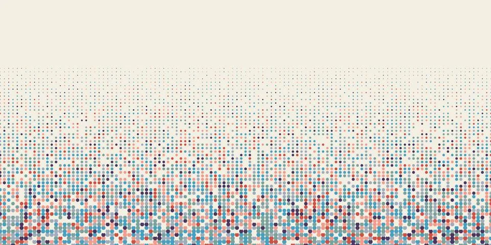 Abstract dots pattern halftone style background and texture with space for yo Stockillustratie