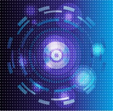 Abstract dots pixel mosaic background Stock Illustration