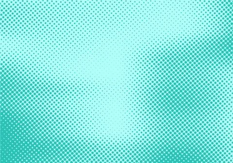 Abstract dots stripe halftone effect on green turquoise background and textur Stock Illustration