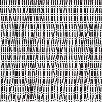 Abstract dotted and dashed seamless pattern Stock Illustration