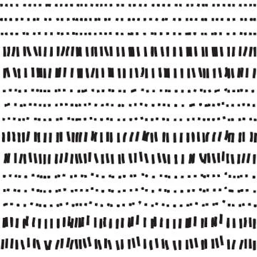 Abstract dotted and dashed seamless pattern イラスト素材