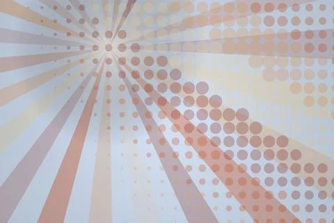 Abstract dotted and striped pattern with pastel colors Stock Illustration