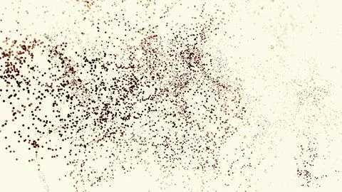 Abstract dotted and wavy background Stock Illustration