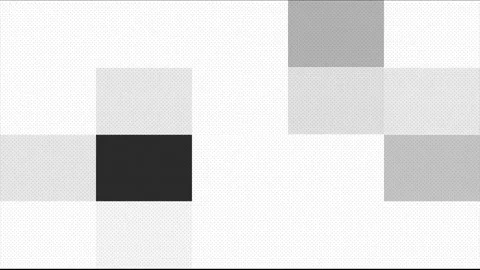 Abstract dotted background with blinking square polygons Video stock 149976943