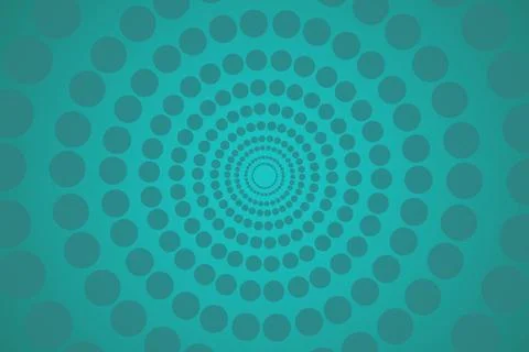 Abstract dotted background. Geometric circular dots pattern in halftone style. Stock Illustration