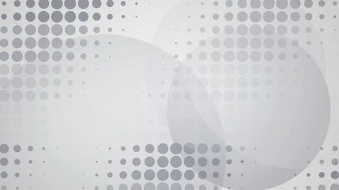 Abstract dotted background with gray circles and shapes Stock Illustration