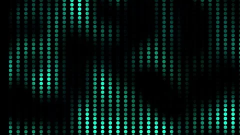 Abstract dotted background with pop cartoon comic motion pattern. Black green Stock Footage 306760386