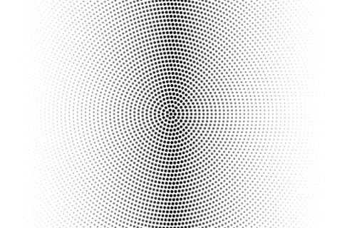 Abstract dotted background. Vector pattern. Halftone effect illustration. Illustrazione stock