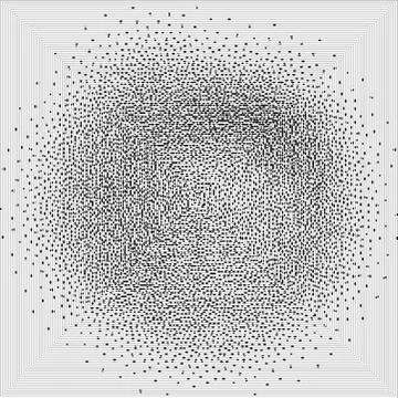 Abstract dotted black and white background. Halftone distressed pattern. Grun Stock Illustration