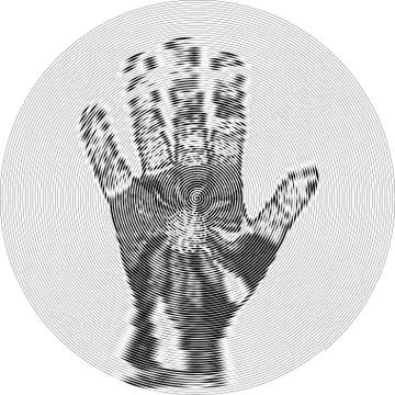 Abstract dotted black and white background. Halftone distressed pattern. Grun Stock Illustration