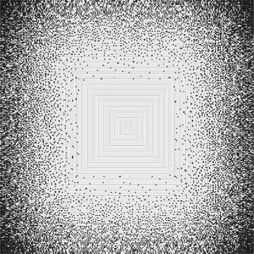 Abstract dotted black and white background. Halftone distressed pattern. Grun Stock Illustration