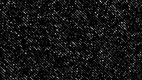 Abstract dotted black background. Grid of blinking dots. Big data visualizati Stock Illustration