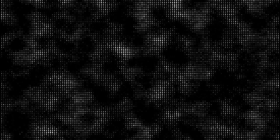Abstract dotted black background. Grid of blinking dots. Big data visualiza.. Stock Illustration