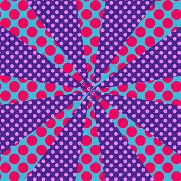 Abstract Dotted Burst Stock Illustration