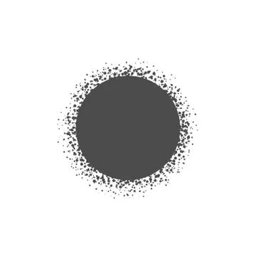 Abstract dotted circle Stock Illustration