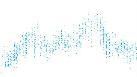 Abstract dotted financial graph chart sparkling motion background Stock Footage 319001546
