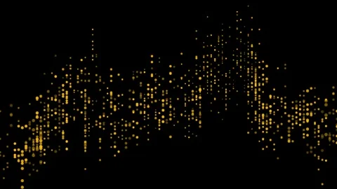 Abstract dotted financial graph chart sparkling motion background Stock Footage 320126309
