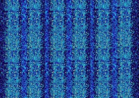 Abstract Dotted Glittering Blue Pattern Stock Illustration