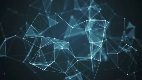 The abstract dotted grid. Loop animation. Slow motion Stockbeeldmateriaal 73037462