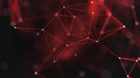 The abstract dotted grid. Loop animation. Slow motion Stock Footage 73866760