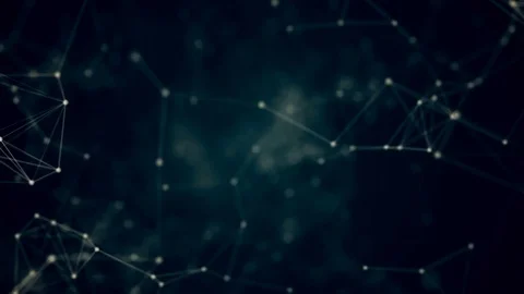 The abstract dotted grid. Loop animation. Slow motion Stock Footage 76461579