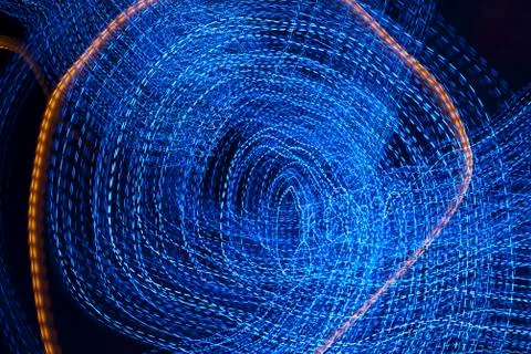 Abstract dotted lines in circular patterns Stock Photos