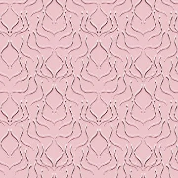 Abstract dotted ornament seamless vector pattern Stock-Illustration