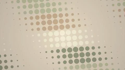 Abstract dotted pattern with beige and green tones Stock Illustration