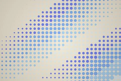 Abstract dotted pattern with blue and beige colors Stock Illustration